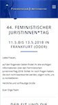 Mobile Screenshot of feministischer-juristinnentag.de